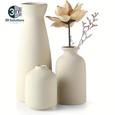 Set Di 3 Vasi in Ceramica