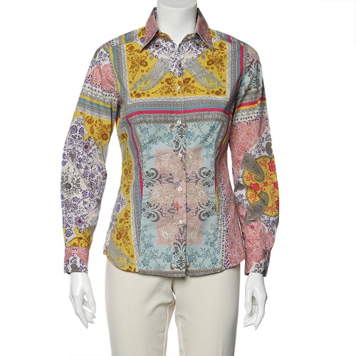 Camicia etro multicolore - multicolore, in