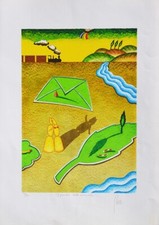 Giuliano Ghelli,  Serigrafia  Formato cm 70x50