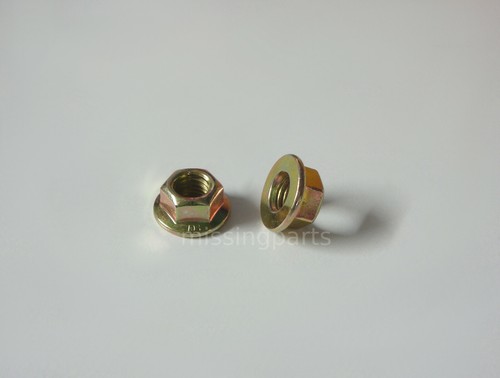 Dado flangia m10 giallo - m10,