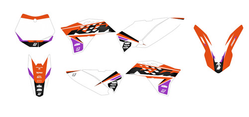 Kit adesivi grafiche ktm 65 - grafiche,