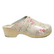 Zoccoli donna floreali slip on
