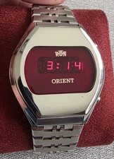 Orologio Vintage Led Rosso