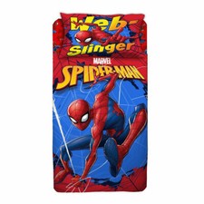 Parure copripiumino Spiderman Web Slinger Marvel per letto Singolo W564