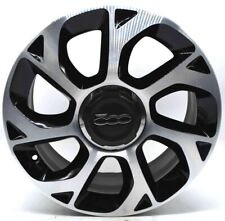 4 cerchi lega fiat 500l restyling r16 nero lucido diamantato lt004995