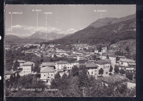 Cartolina travesio panorama - cartolina,
