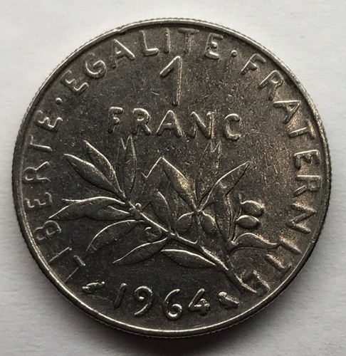 Franc semeuse nickel - 1, 1964