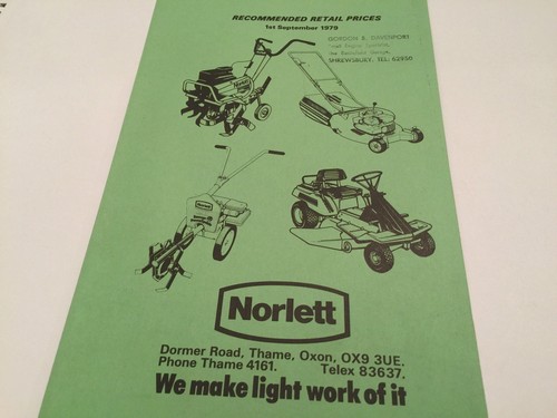 Norlett 1979 listino prezzi - norlett,