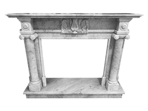 Cornice per camino marmo - in,