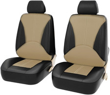 Coprisedili per Auto 4 Pezzi, Set Di Protezioni per Sedili in Pelle Traspirante 