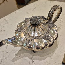 Teiera Sheffield silverplate inglese antico originale Vittoriano 800' Sale -50%