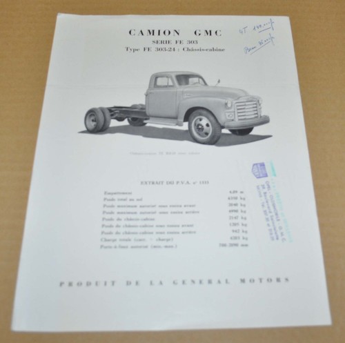 Brochure vendita camion - , gmc