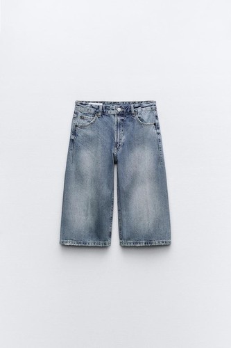 Pantaloncini denim zara trf - denim,