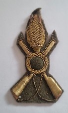 Fregio Berretto O Cappello Fanteria In Canottiglia - Esercito Italiano