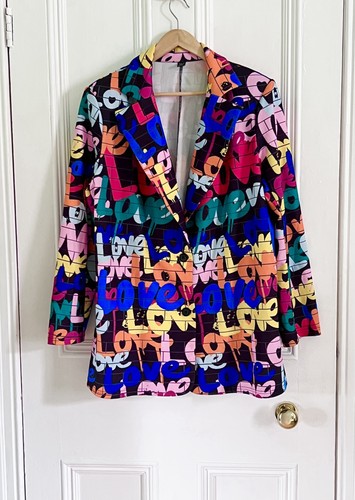 Giacca blazer multicolore