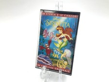 LA SIRENETTA walt disney 1989 musicassetta colonna sonora  gadget Nuova # QZ