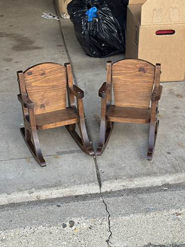 Sedie dondolo vintage - sedie,