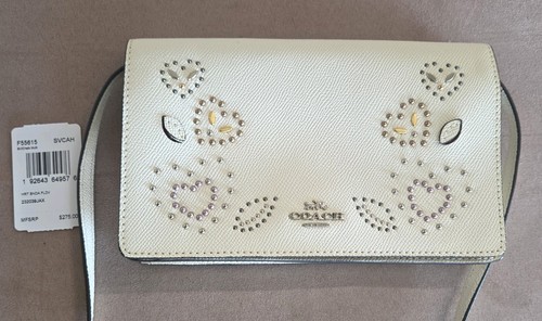 Coach pelle cuore bandana - pelle,