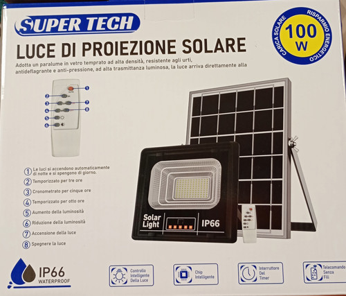 Faro solare led - solare, esterno