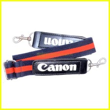 Tracolla vintage con moschettoni per fotocamera reflex Canon. Camera strap.