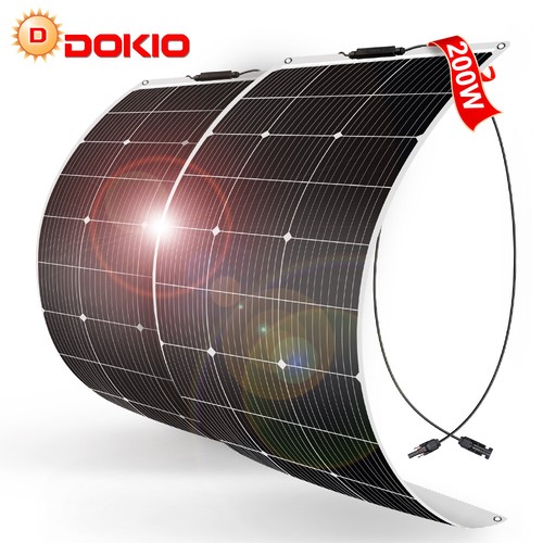 Dokio 2x100w 12v pannello - 12v,