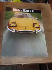 Matra 530 LX brochure