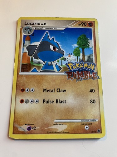 Lucario pokemon rumble 2009 - -,