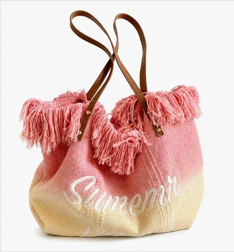 Borsa mare grande con frange - borsa,