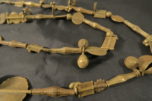 Vecchie perle bronzo baule - perle,