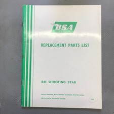 BSA B44 Shooting Star originale 1969 elenco ricambi 00-5706