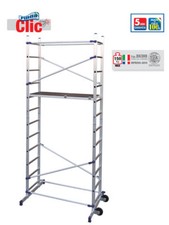 Trabattello in alluminio Pinna Clic Facal altezza lavoro mt 4,36 MADE IN ITALY  