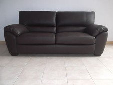 DIVANO 3 POSTI IN VERA PELLE