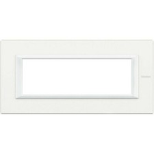 Bticino AXOLUTE HA4806HD originale Placca rettangolare 6 moduli metallo BIANCO