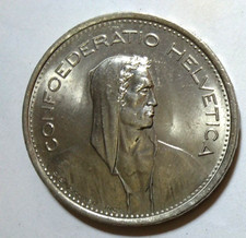 5 FRANCHI SVIZZERA 1968