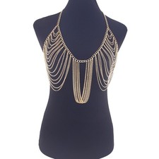 Women Metal Bralette Chest