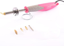 Iris Ohyama Vaessen Pirografo Deluxe Con 5 Punte, per Tutti I Tipi Di Artigianat