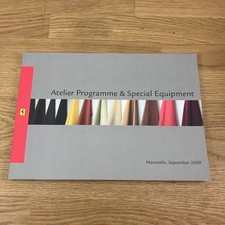 Ferrari Atelier Programme & Special Equipment Brochure September 2009 (English)