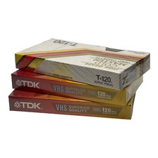 Lotto nastri VHS TDK T-120