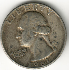 USA - 1961D - Washington 1/4 $