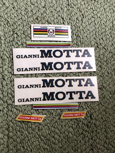 Gianni motta bicycle decals - bicycle,