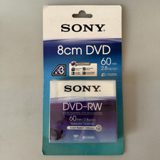 Confezione 3x Sony Mini DVD-RW