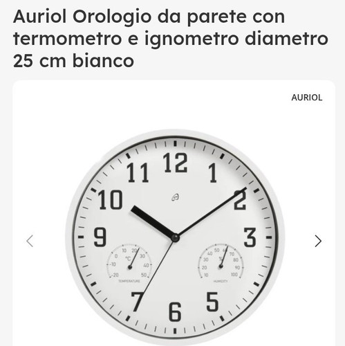 Orologio parete auriol con - da,