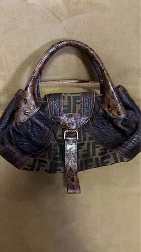 Borsa spia fendi zucca tela - spia,