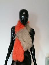 Sciarpa Collo Coprispalle Stole in Vera Pelliccia Kalgan, Nuovo