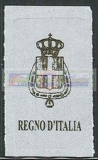 STEMMA AUTOADESIVO x CARTELLA 24 ANELLI "SPECIAL / BLACK" REGNO D' ITALIA