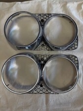 COPPIA CORNICI FARI ANTERIORI FIAT 124 SPORT COUPE'