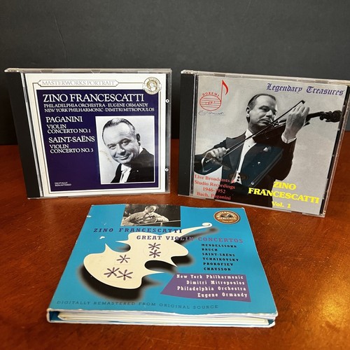 Lot zino francescatti cd - lot:,