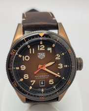 Orologio Uomo Automatico TAG Heuer Autavia Bronzo Quadrante Marrone ref WBE5191