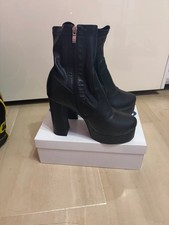 Stivaletti Neri Tg 40 Tacco 14