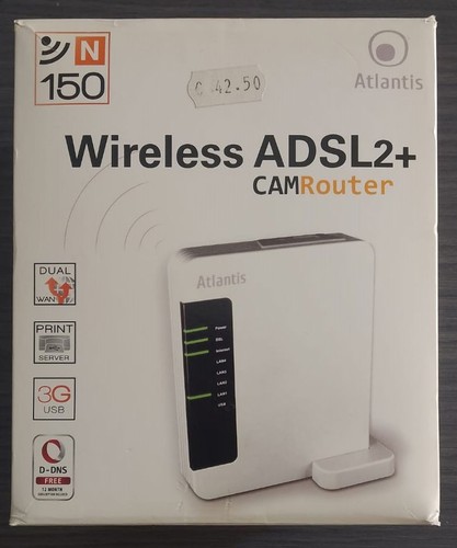 Modem atlantis wireless adsl2 - modem,